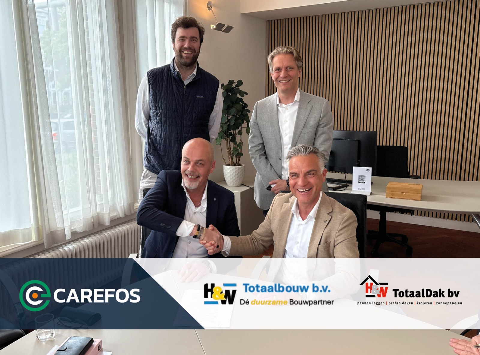 H&W Totaaldak en H&W Totaalbouw sluiten zich aan bij Carefos